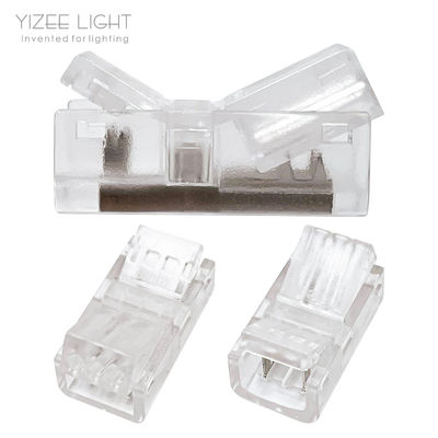 2 Pin SMD LED Strip Connectors Transparent Housing Strip To Wire Connectors