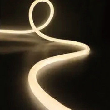 Φ 18mm Silicone Neon Strip 24V CRI90 9.6W/M 360° Flexible Round Neon Light