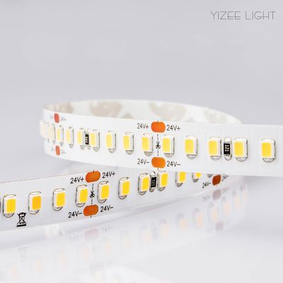 ความกว้าง 10 มม DC24V สาย LED แบบยืดหยุ่น 168LEDs / M สาย LED ความหนาแน่นสูง