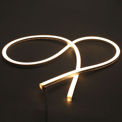 16 * 16 มิลลิเมตรด้านออก IP67 กันน้ํา สีซิลิโคน Neon Strip Light 24V LED Neon Flex