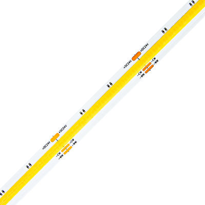 10 มม CCT COB LED Strip Light 640 ชิป/M ปรับสีขาว ปรับแสง LED Strip