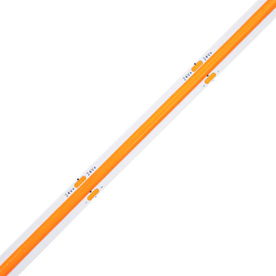 DC24V COB LED Strip Light COB LED Strip Lights ความกว้าง 8 มม. สีแอมเบอร์ LED Strip