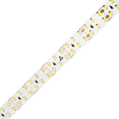 สาย LED แบบยืดหยุ่นแบบสองเส้น ความกว้าง 10 มม SMD2216 280LED / M LED สายไฟสีขาว
