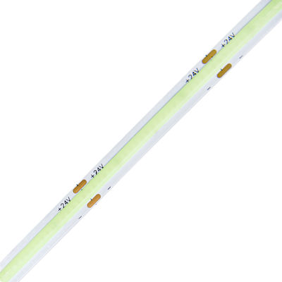 8 มม ความกว้าง สาย LED สีน้ําแข็งสีฟ้า COB สาย LED DC24V ไม่มีจุด 10W / m ไม่มีจุด สาย LED