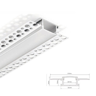 โปรไฟลอลูมิเนียม LED แบบไม่ขัดขวาง 29*14mm สําหรับเพดานพับ