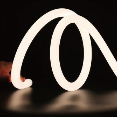 D25mm กลม Neon สายแสง LED 360 ° กลม ซิลิโคน Neon Strip